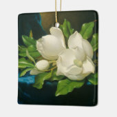 青いビロードの布の巨大なマグノリア、c.1890 (oi セラミックオーナメント (左)