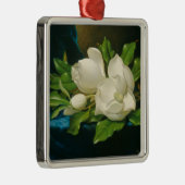 青いビロードの布の巨大なマグノリア、c.1890 (oi メタルオーナメント (右)