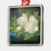 青いビロードの布の巨大なマグノリア、c.1890 (oi メタルオーナメント (左)