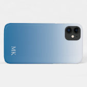 青いビーチの色のグラデーション Case-Mate iPhoneケース (裏面(横))