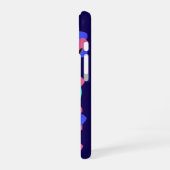 青いビーチサンダルの山が楽しい iPhone 16ケース (左側面)