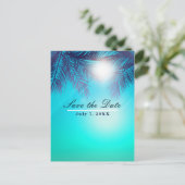 青いビーチパーティー 太陽の木の下で  日程を保存 案内ポストカード (スタンド正面)