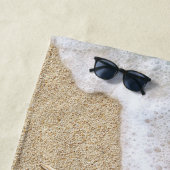 青いビーチ波 ビーチタオル (インサイチュ)