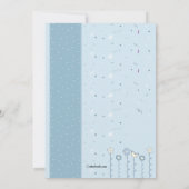 青いピエロの招待状 招待状 (裏面)