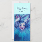 青いピエロ 案内状 (裏面)