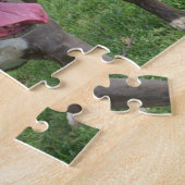 青いピットブルのパズル ジグソーパズル (側面)