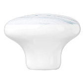 青いピンクと白 セラミックノブ (側面)