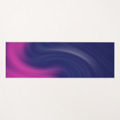 青いピンクのグラデーション色 ヨガマット (正面(横))