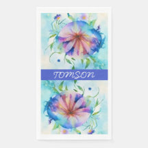 青いピンクの渦巻き、水色