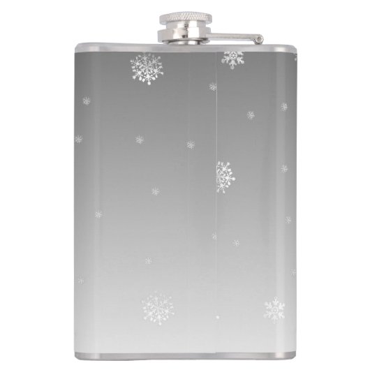 青いファンシークリスマス飾りフラスコ フラスク (裏面)