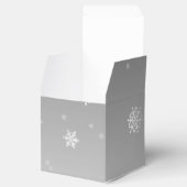 青いファンシークリスマス飾り用化粧箱 フェイバーボックス (オープン)