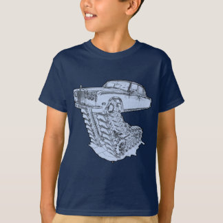 青いファンタジーロールスロイス Tシャツ