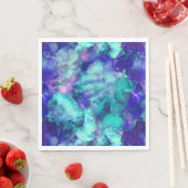 青いファンタジー水色： スタンダードランチョンナプキン (インサイチュ)