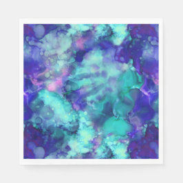 青いファンタジー水色： スタンダードランチョンナプキン