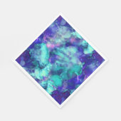 青いファンタジー水色： スタンダードランチョンナプキン (角)