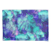 青いファンタジー水色： 枕カバー (正面左)