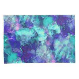 青いファンタジー水色： 枕カバー