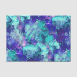 青いファンタジー水色： 薄葉紙