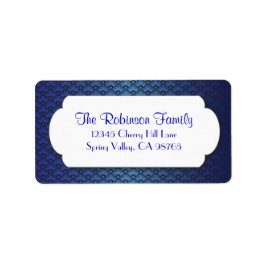 青いファンパターン（白い枠） ラベル