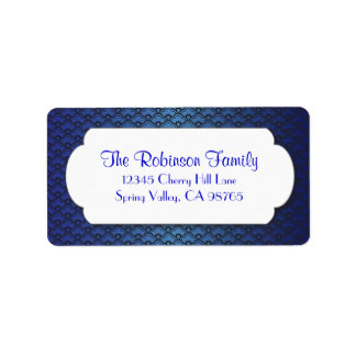 青いファンパターン（白い枠） ラベル