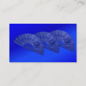 青いファン名刺 名刺 (裏面)