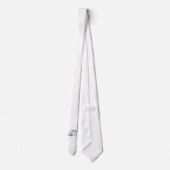 青いフィアット500 Topolinoの鉛筆のスタイルのスケッチ ネクタイ (裏面)