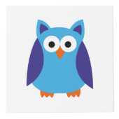 青いフクロウの漫画 フォトキューブ (右)