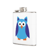 青いフクロウの漫画 フラスク (左)