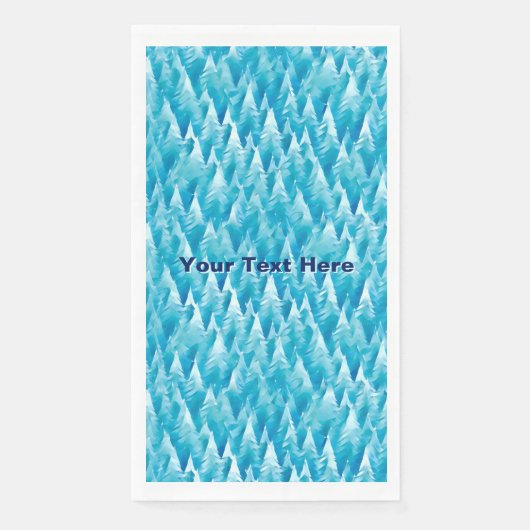 青いフラクタル林 (正面)