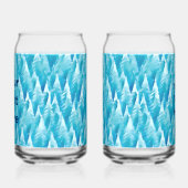 青いフラクタル林 ガラス缶 (右)