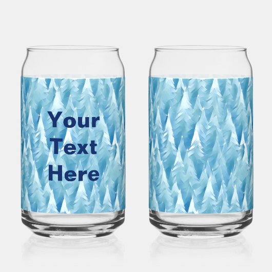 青いフラクタル林 ガラス缶 (裏面)