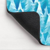 青いフラクタル林 マウスパッド (コーナー)