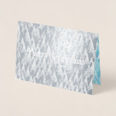 青いフラクタル林 箔カード (正面)