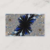 青いフラクタル 名刺 (裏面)