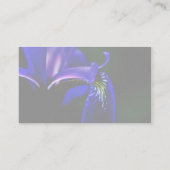 青いフラグアイリスフローラ名刺 名刺 (裏面)