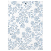 青いフランスのトイルカスタム先生用クリップボード クリップボード (裏面)