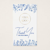 青いフランスのワイルドフラワーパッケージの挿入 (正面)