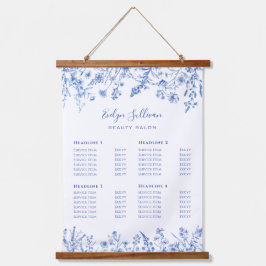 青いフランスのワイルドフラワー価格表 吊り下げ型タペストリー