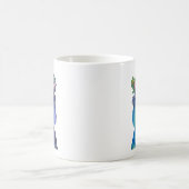 青いフリッツ コーヒーマグカップ (中央)