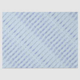 青いフルートラインスケッチ 薄葉紙