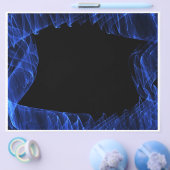 青いフレーム チラシ (シングル)