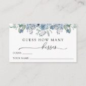 青いフローラでキス・エンクロージャ・カードの数を推測 エンクロージャーカード (正面)