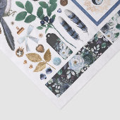 青いフローラのかわいらしエフエマフッシーカットのセット 薄葉紙 (詳細)