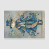 青いフローラのホワイトカボチャCoai DM9L Decompage 薄葉紙 (正面)