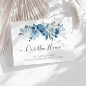 青いフローラの動きを伝える発表 招待状