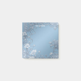 青いフローラの投稿に関する注意 ポストイット