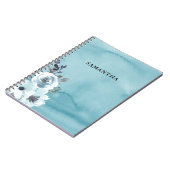 青いフローラの水色名 ノートブック (左側)