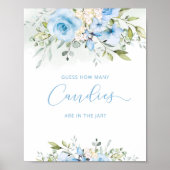 青いフローラはキャンディーズのポスターの数を推測する ポスター (正面)