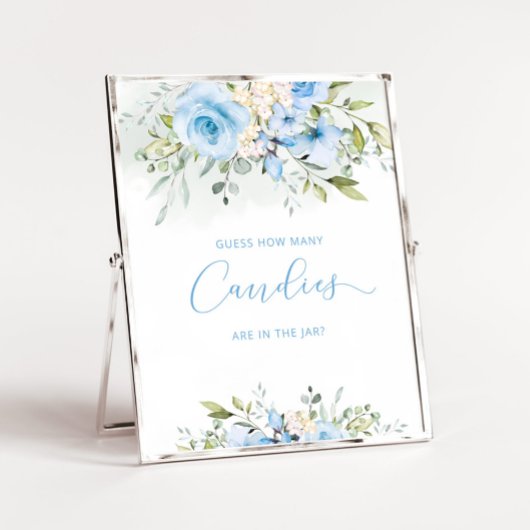 青いフローラはキャンディーズのポスターの数を推測する ポスター