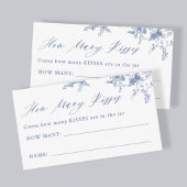 青いフローラはゲームカードの数を推測 エンクロージャーカード